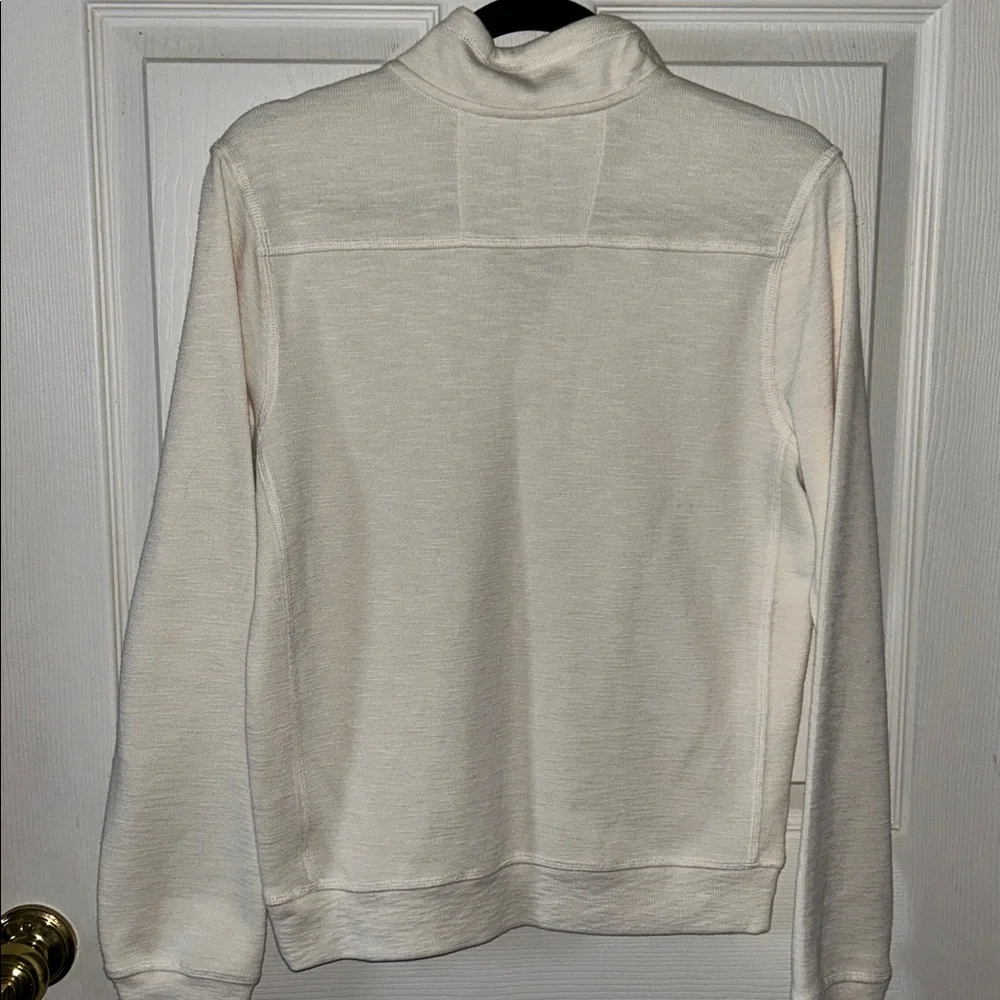Class Club Boys Ivory 1/4 Zip Long Sleeve Pullover‎ Size 14/16